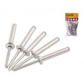 Сліпі алюмінієві заклепки 4,8*18,00 мм 50 шт MASTERTOOL GM (20-0670)