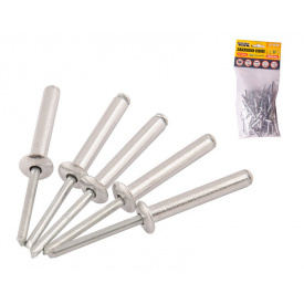 Сліпі алюмінієві заклепки 4,8*23,00 мм 50 шт MASTERTOOL GM (20-0680)