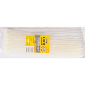 Хомут MASTERTOOL GM 3,6*300 мм білий 100 шт (20-1809)