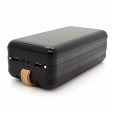 Повербанк PowerBank Bix-50000mAh, Input:MicroUSB+Type-C, Output:4USB/Type-C/MicroUSB/Lightning, QC22.5W/PD20W, Black