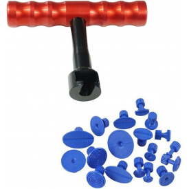 Набір для видалення вм'ятин на автомобілі iCarPro з грибками 18 шт Червоно-чорний (С051363)