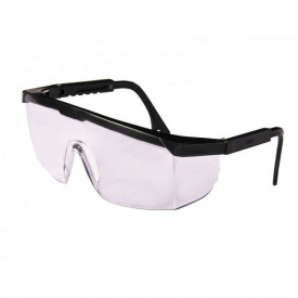 Окуляри захисні відкриті КОМФОРТ прозорі з регульованими дужками MASTERTOOL GM (82-0602)