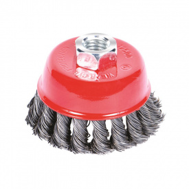 Щітка дротяна чашеподібна Ø85мм М14×2мм (сталева кручена) SIGMA (9026081)