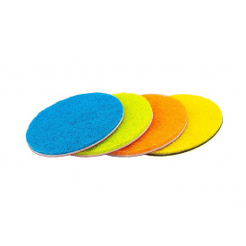 Круги шліфувальні на липучці Скотч Брайт 100 мм (240, 320, 600, 1000) 4шт MASTERTOOL GM (08-2500)