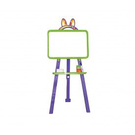 Мольберт для малювання двосторонній магнітний Doloni Toys 3 в 1 34х47х110 см Різнокольоровий