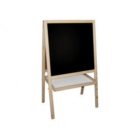 Мольберт дитячий двосторонній магнітний Бертик 3 в 1 53.5*43.5*82 см Натуральний (МРм)
