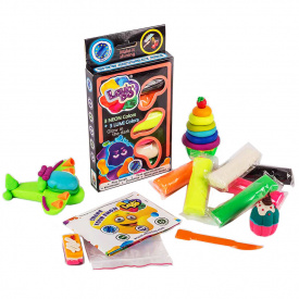 Набор для творчества Тесто для лепки Ассорти Люми TM Lovin'Do 41018 6 цветов