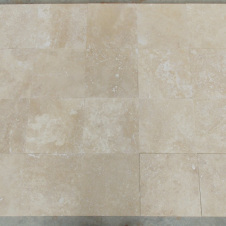 Travertine Плитка из травертина Extra Light Filled&amp;Honed 1,2*40,6*40,6 см