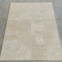Travertine Плитка из травертина Extra Light Filled&amp;Honed 1,2*40,6*40,6 см Васильков