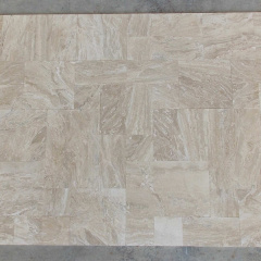 Travertine Плитка из травертина Daino Reale Filled&amp;Honed Pattern Set 1.2 см Белая Церковь