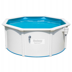 Збірний басейн Bestway Hydrium 56566 (300x120 см) з пісочним фільтром сходами і тентом Червоноград
