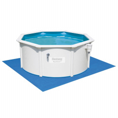 Збірний басейн Bestway Hydrium 56566 (300x120 см) з пісочним фільтром сходами і тентом Червоноград