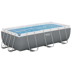 Каркасний прямокутний басейн 404х201х100 см Bestway 56441 з картриджним фільтром та сходами Хмельницький