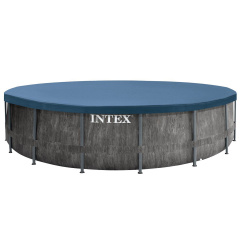 Каркасний басейн Intex 26742 GREYWOOD 457х122 см з картриджним фільтром, сходами та тентом Березне