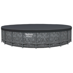 Bestway Каркасний басейн Bestway Grey 561JZ (671х132 см) з піщаним фільтром, тентом та драбиною Черкассы