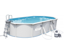 Збірний басейн 610х360х120 см Bestway Hydrium 56369 з пісочним фільтром сходами та тентом