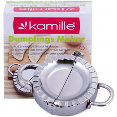 Формочка для лепки вареников из нержавеющей стали 15х10х3.1см Kamille DP73553 Сумы