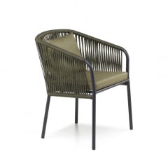 Стілець на ніжках Твіст Pradex плетіння шнур на металокаркасі Киев