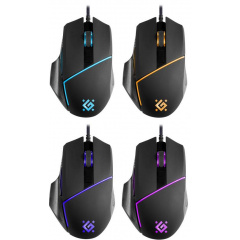 Миша Defender Warfame GM-880L RGB 8 кнопок 12800 dpi Чорний (52880) Харків