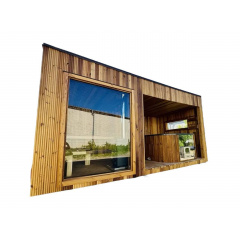 Сауна с чаном на дровах или электрическим спа бассейном от Thermowood Production Краматорськ