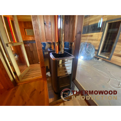 Сауна с чаном на дровах или электрическим спа бассейном от Thermowood Production Краматорськ