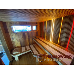 Сауна с чаном на дровах или электрическим спа бассейном от Thermowood Production Краматорськ