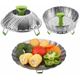 Пароварка Lamarche диаметр 27.5см из нержавеющей стали сложная Kamille DP37011