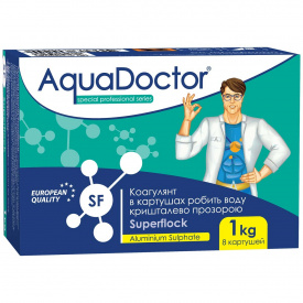 Коагулюючу засіб у картушах AquaDoctor Superflock 1 кг