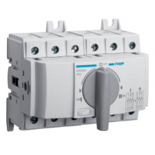 Переключатель Hager HIM306 I-0-II 63А 400/690В 3P 6м