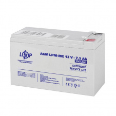 Аккумулятор мультигелевый LogicPower LPM-MG 12V - 7.5 Ah (LP6554)