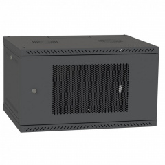 Шкаф настенный Ipcom 4U, 600*350, перфорация, RAL9005 (СН-4U-060х035-ДП-9005) Кременчук