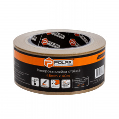 Клейкая лента Polax скотч бумажный крафт 40 м x 48 мм (101-175) Днепр