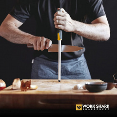 Керамічний мусат Work Sharp Ceramic Kitchen Honing Rod 23 см (WSKTNCHR-I) Ірпінь
