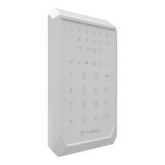 Сенсорная клавиатура Tiras Technologies K-PAD16+ (white) для управления охранной системой Orion NOVA II Львів