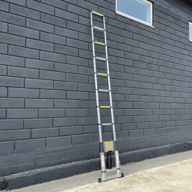 Драбина телескопічна 6.2 м приставна на 16 сходинок Техпром