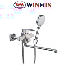 Смеситель для ванны длинный нос Winmix AMA Euro SUS304 (Chr-006) из нержавеющей стали, Польша