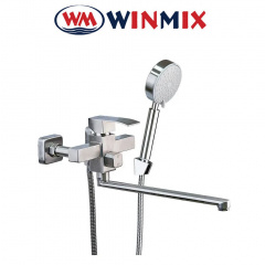 Смеситель для ванны длинный нос Winmix AMA Euro SUS304 (Chr-006) из нержавеющей стали, Польша Переяслав-Хмельницький