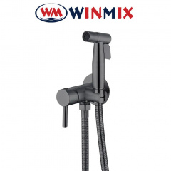 Смеситель для гигиенического душа Winmix SUS Graphite (Chr-333) SUS304 из нержавеющей стали, Польша Долина
