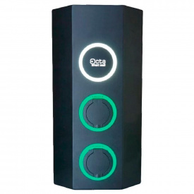 Зарядная станция для электромобиля 14 кВт 32А 1-фазная Type 2 2 розетки W214-S-S Octa Energy (W105)