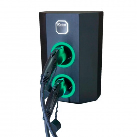 Зарядная станция для электромобиля 29 кВт 32А 3-фазная Type 2 европейское авто + Type 1 американ Octa Energy (W112)