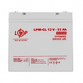 Аккумулятор гелевый LogicPower LPM-GL 12V - 55 Ah (LP15266)