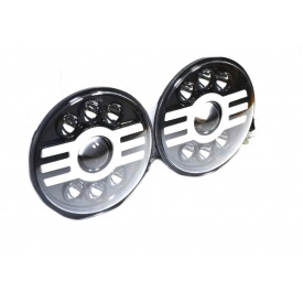 Передні LED фари OEM ВАЗ 2101 2121 21213 Уаз 7 дюймів 150 Ватт комплект 2 шт (LEDM156112)