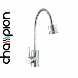 Змішувач для кухні рефлекторний Champion SUS-011 CHROME REFLECTOR, з нержавіючої сталі