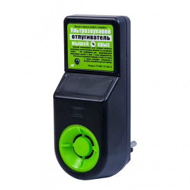 Ультразвуковий відлякувач мишей та щурів No Brand УЗ-003 Чорно-зелений
