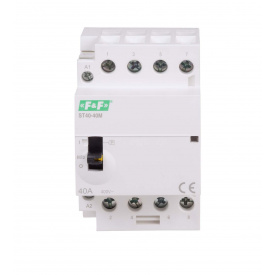 Контактор модульный F&F ST40-40-M, 4NO, 40А