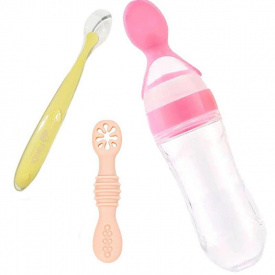 Набір ложок для першого прикорму 2Life 3 шт v-12370