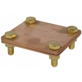 Соединитель «полоса/полоса» с раздельной пластиной DKC NG3105CU 80х70мм