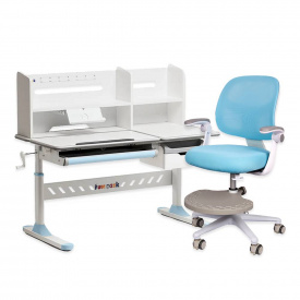 Дитячий комплект меблів FunDesk Fiore II Cubby Marte Блакитний (123340)