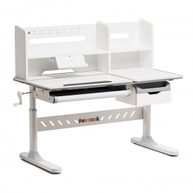 Парта-трансформер для підлітка Fundesk Fiore II 1200 x 600 x 520 -760 мм Grey