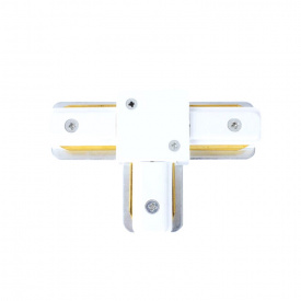 Соединитель шинопровода Т-образный Horoz Electric 220-240V белый (096-001-0004-011)